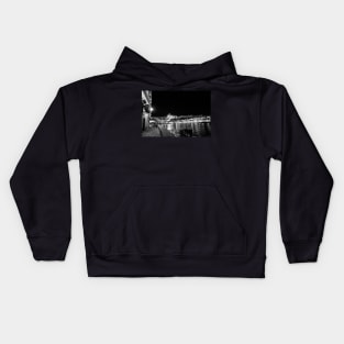 Duoro River at Night - BW Kids Hoodie